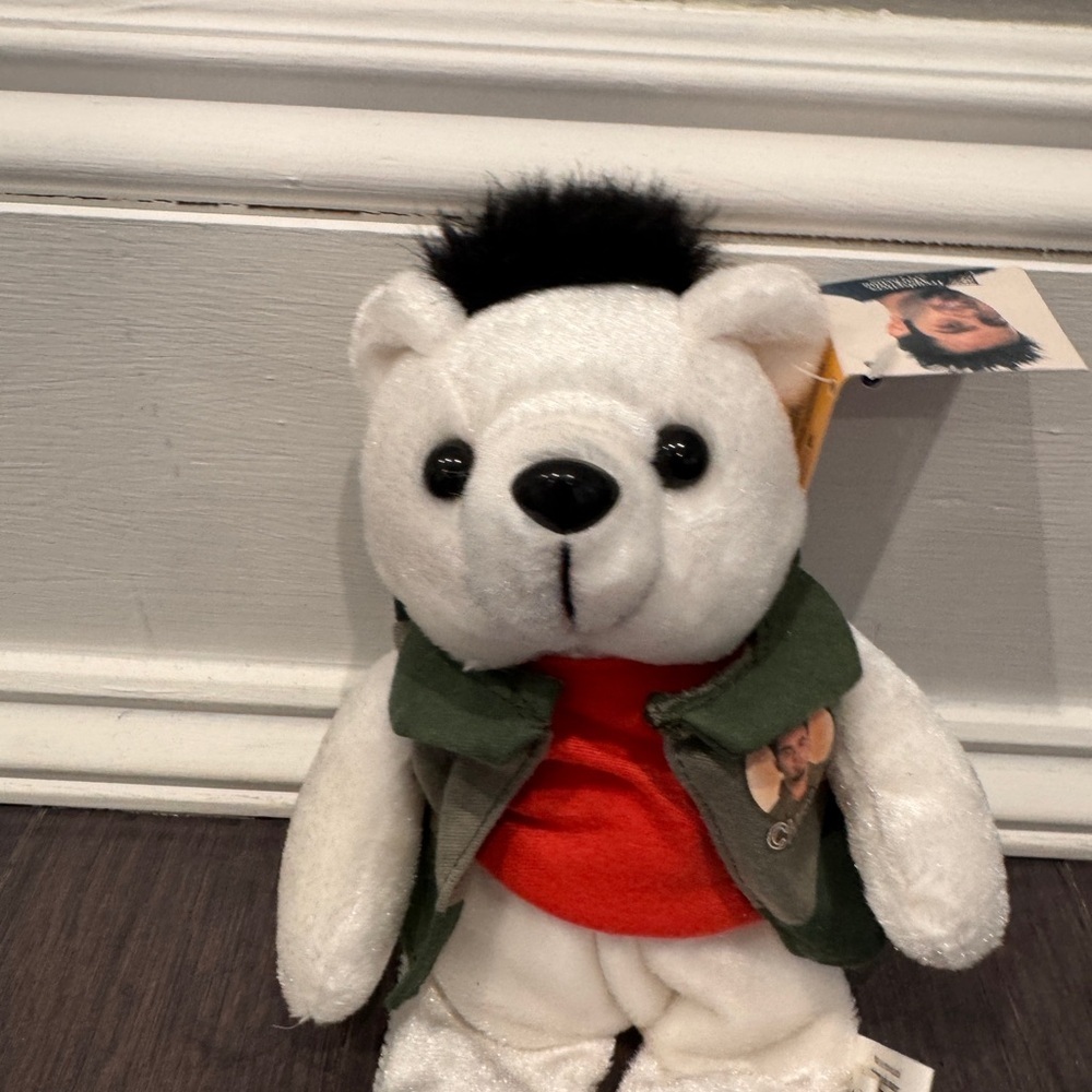 NWT VINTAGE NSYNC Chris Kirkpatrick Collectors Stuffed Bear NSYNC FAN CLASSIC - Picture 4 of 8